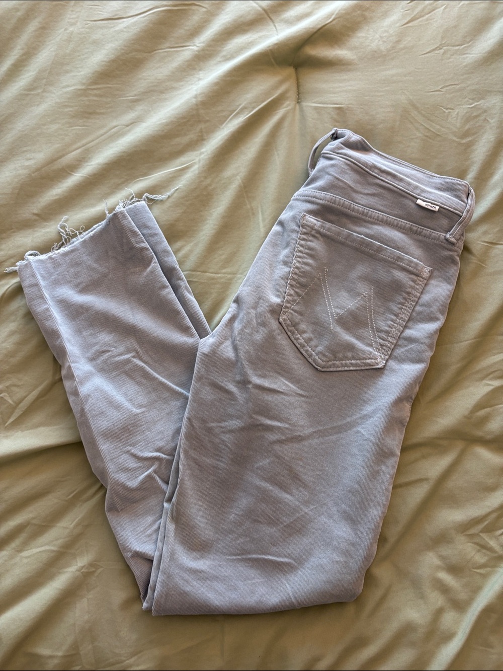 Mother Jeans light blue/grey Corduroys